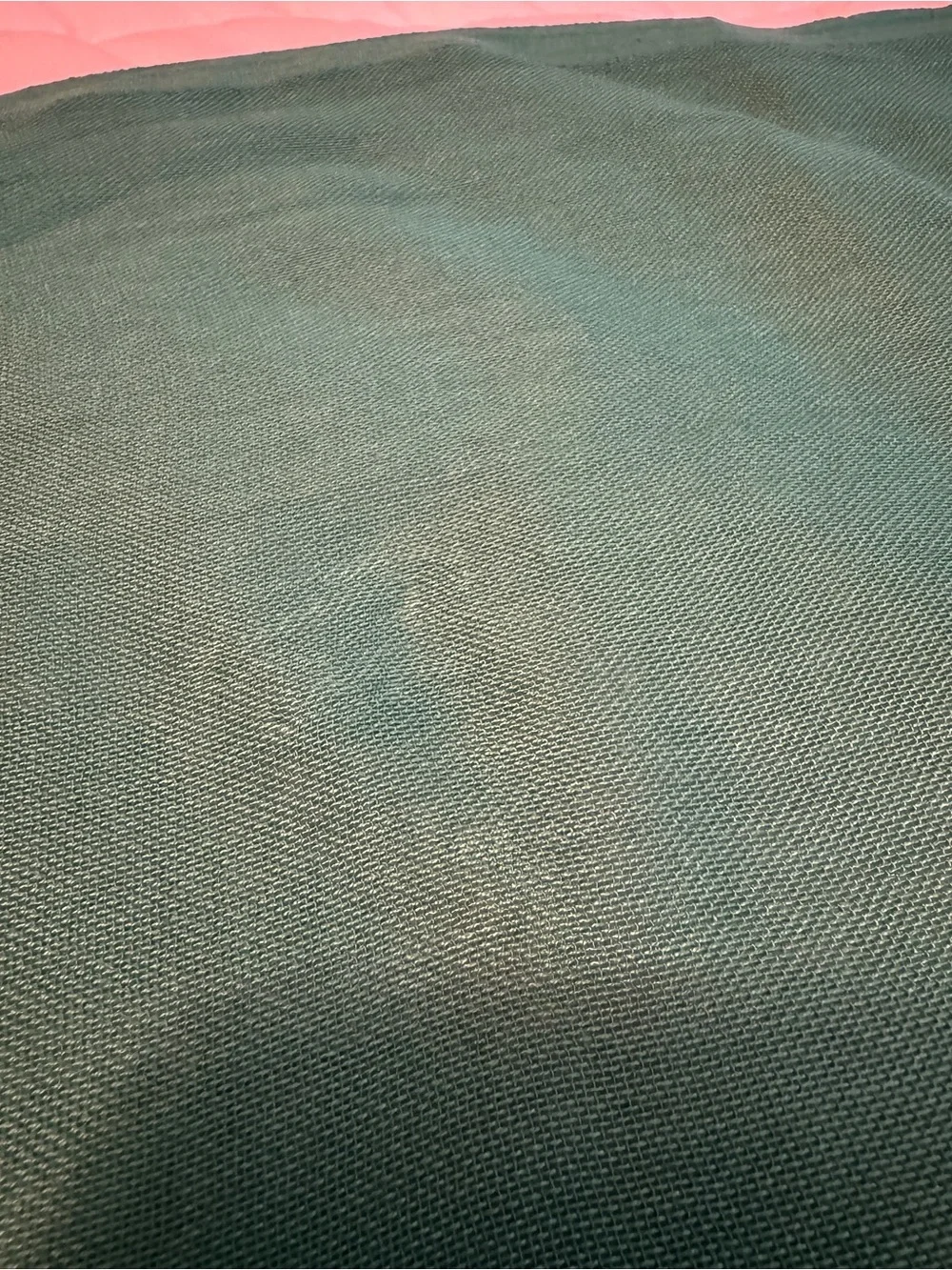 Green Fringe Scarf / Wrap NWOT